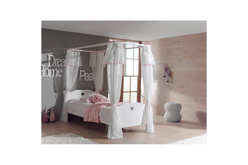 Säng med textilset Amori Vit - Barn & bebis - Barnmöbler - Barnsäng & juniorsäng