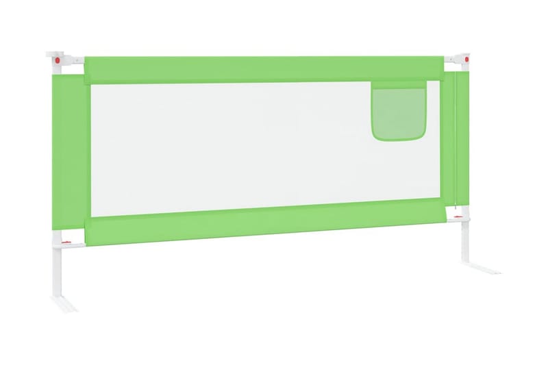 Sängskena för barn grön 190x25 cm tyg - Grön - Barnsäng & juniorsäng - Barnrum