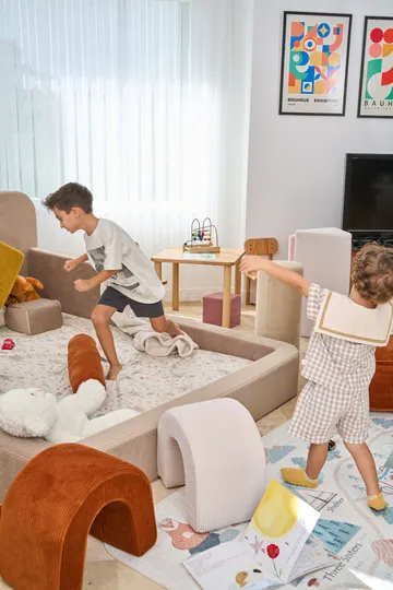 Selnor Barnsäng 115x90x210 cm - Beige - Barn & bebis - Barnmöbler - Barnsäng & juniorsäng