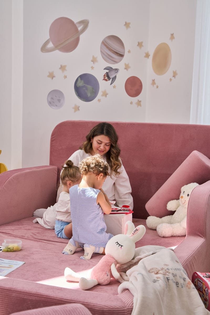 Selnor Barnsäng 115x90x210 cm - Rosa - Barn & bebis - Barnmöbler - Barnsäng & juniorsäng