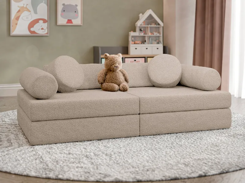 Tharosin 2-sits Barnsoffa - beige - Barn & bebis - Barnmöbler - Barnsoffa