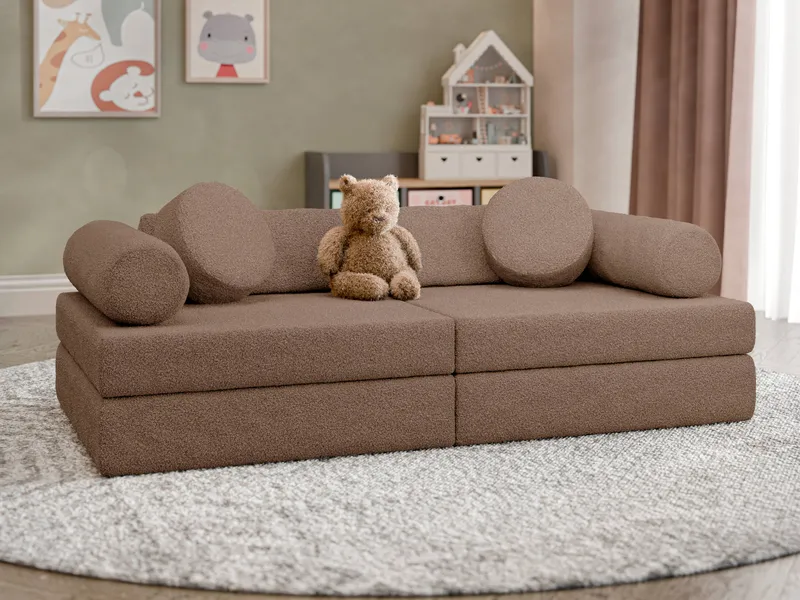 Tharosin 2-sits Barnsoffa - brun - Barn & bebis - Barnmöbler - Barnsoffa