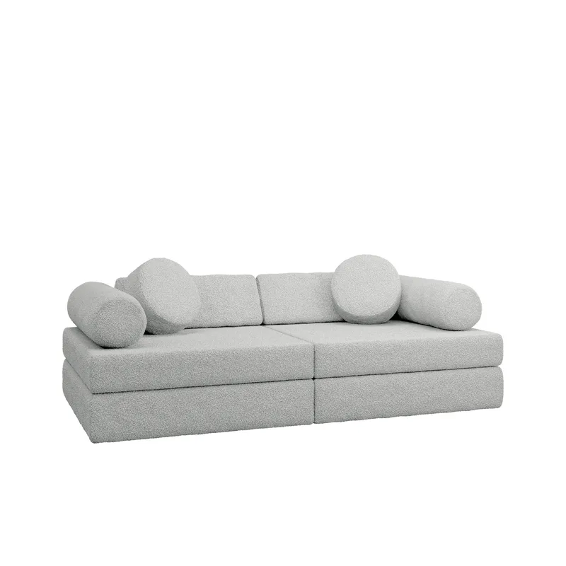 Tharosin 2-sits Barnsoffa, ljusgrå