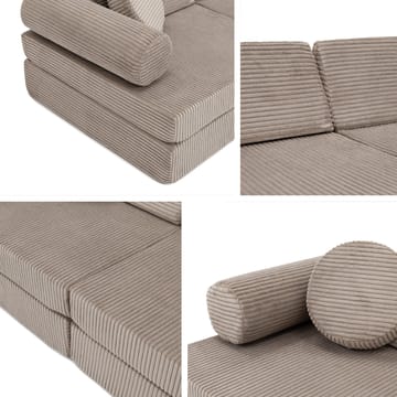 Tharosin 2-sits Barnsoffa - varmgrå - Barn & bebis - Barnmöbler - Barnsoffa
