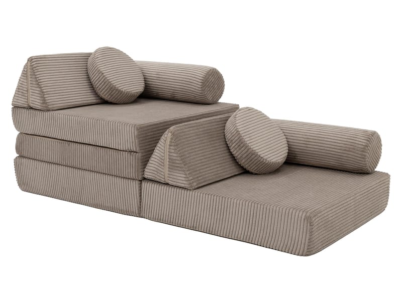 Tharosin 2-sits Barnsoffa - varmgrå - Barn & bebis - Barnmöbler - Barnsoffa