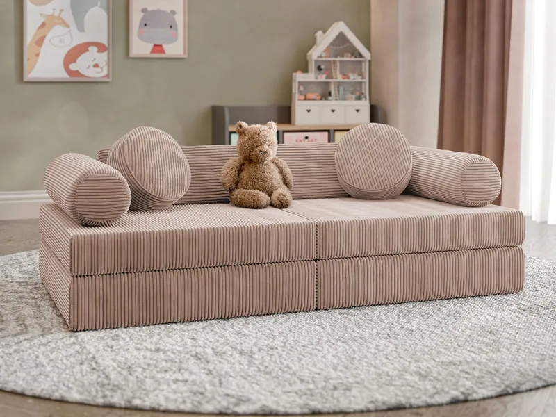 Tharosin Barnsoffa - Rosa - Barn & bebis - Barnmöbler - Barnsoffa