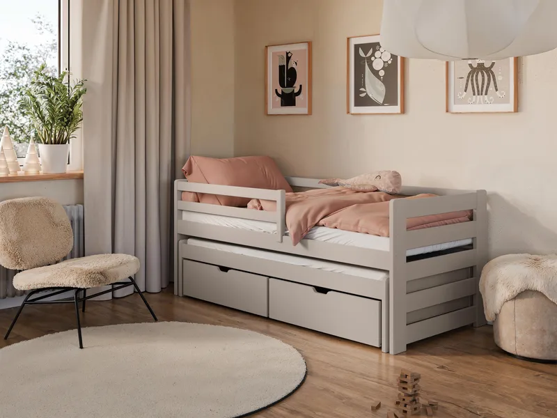 Tynor Juniorsäng 90x200 cm - Beige - Barn & bebis - Barnmöbler - Barnsäng & juniorsäng