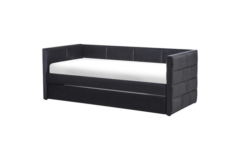 Utdragbar säng Chavonne - Svart - Barn & bebis - Barnmöbler - Barnsäng & juniorsäng