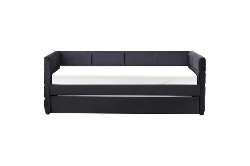 Utdragbar säng Chavonne - Svart - Barn & bebis - Barnmöbler - Barnsäng & juniorsäng