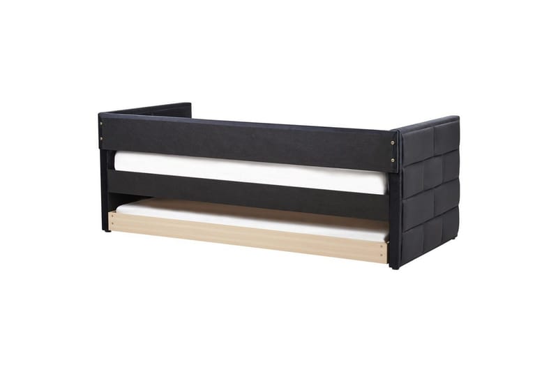 Utdragbar säng Chavonne - Svart - Barn & bebis - Barnmöbler - Barnsäng & juniorsäng