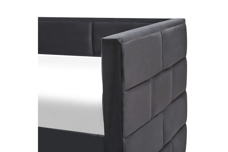 Utdragbar säng Chavonne - Svart - Barn & bebis - Barnmöbler - Barnsäng & juniorsäng