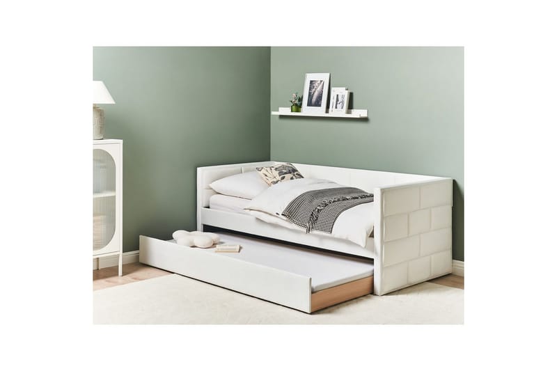 Utdragbar säng Chavonne - Vit - Barn & bebis - Barnmöbler - Barnsäng & juniorsäng