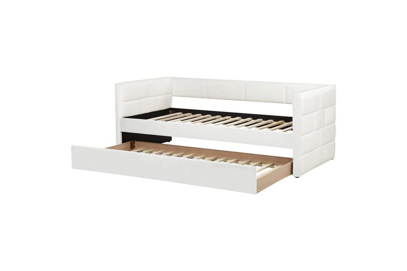 Utdragbar säng Chavonne - Vit - Barn & bebis - Barnmöbler - Barnsäng & juniorsäng