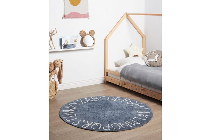 Barnmatta Vurgun - Blå, Vit - Barn & bebis - Barntextilier - Barnmattor