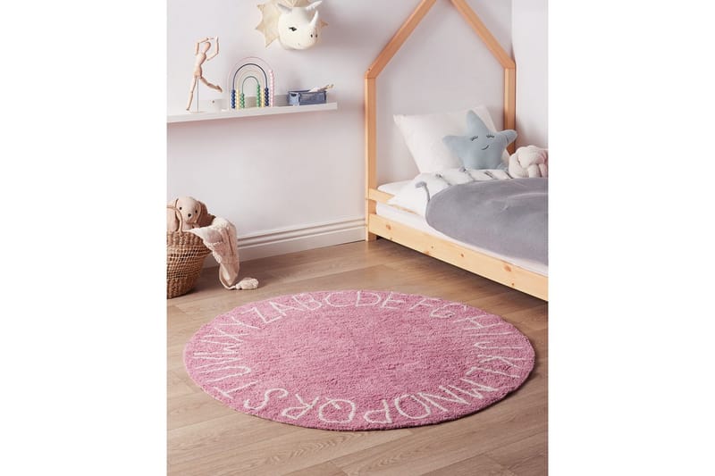 Barnmatta Vurgun - Rosa, Vit - Barn & bebis - Barntextilier - Barnmattor