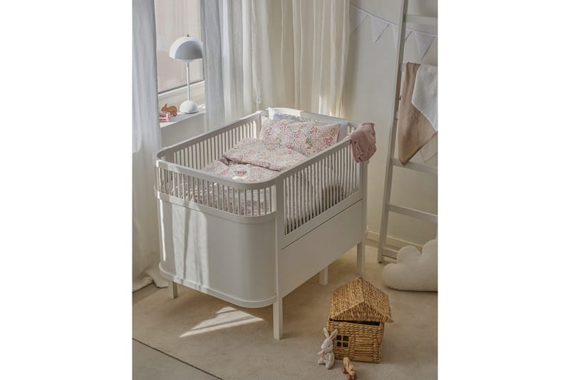 Påslakanset till Spjälsäng 2-Dels Floret Sand - Brun - Barn & bebis - Barntextilier - Barnsängkläder - Bäddset barn