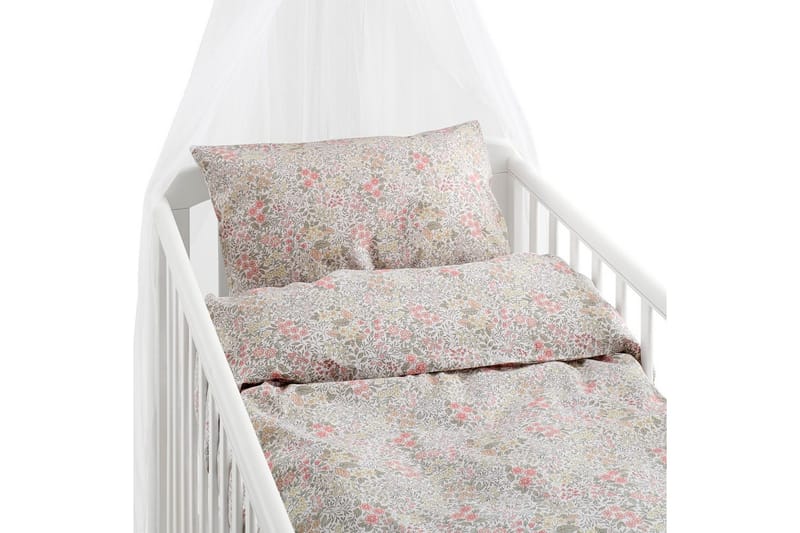 Påslakanset till Spjälsäng 2-Dels Floret Sand - Brun - Textilier & mattor - Sängkläder - Bäddset & påslakanset - Bäddset enkelsäng