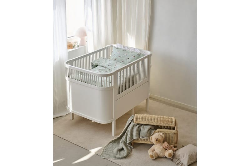 Påslakanset till Spjälsäng 2-Dels Plingeling Grön - Grön - Textilier & mattor - Sängkläder - Täcke - Enkeltäcke