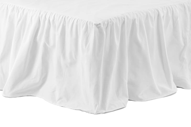 BATUMA Sängkappa 160x200 cm Vit - Sängkappa kontinentalsäng - Sängkappa dubbelsäng - Sängkläder