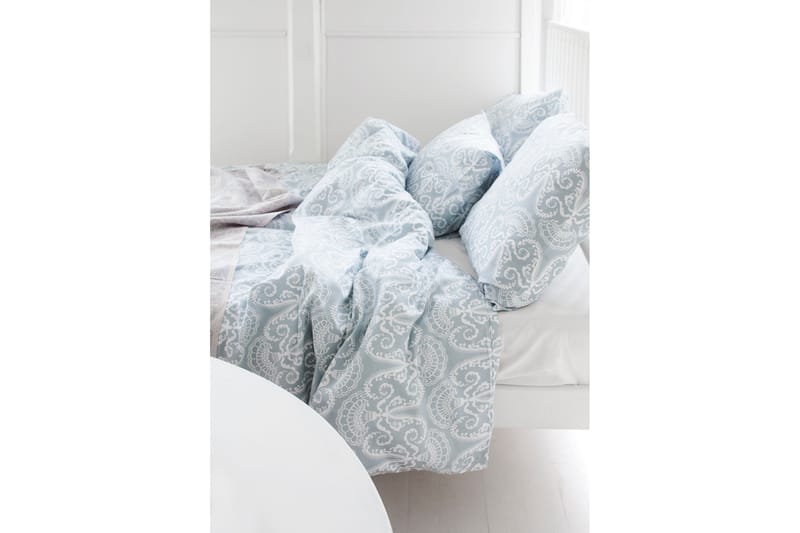 MILJA Bäddset 210x150 cm Blå - Bäddset & påslakanset - Bäddset dubbelsäng - Sängkläder