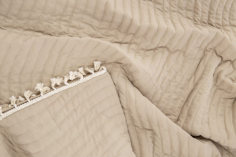 Overleas Överkast 260x260 cm Beige - Överkast - Sängkläder - Överkast dubbelsäng