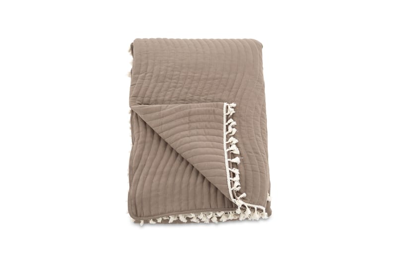 Lias Överkast 260x260 cm - Brun - Textilier & mattor - Sängkläder - Överkast - Överkast dubbelsäng