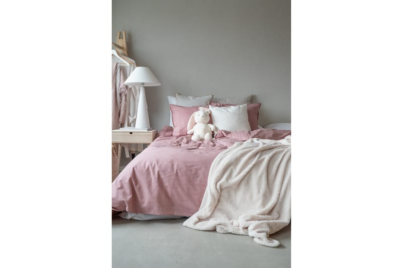 PENNSBORO Bäddset 150x210/50x60 cm 2-pack Rosa - Bäddset & påslakanset - Bäddset dubbelsäng - Sängkläder