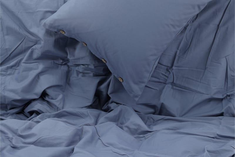 PLAMONDON Bäddset 2-Dels 150x200/50x60 cm Blå - Bäddset & påslakanset - Bäddset dubbelsäng - Sängkläder