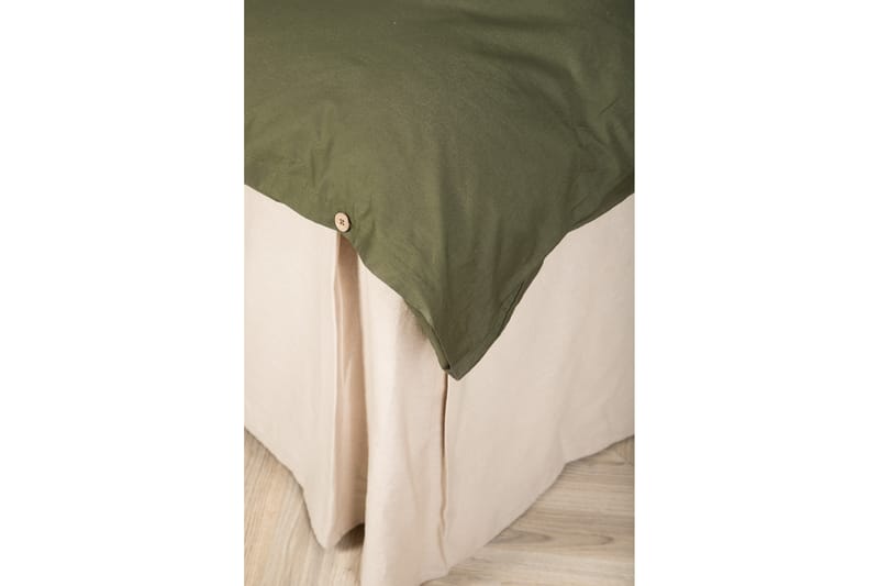 PLAMONDON Bäddset 2-Dels 150x200/50x60 cm Grön - Bäddset & påslakanset - Bäddset dubbelsäng - Sängkläder
