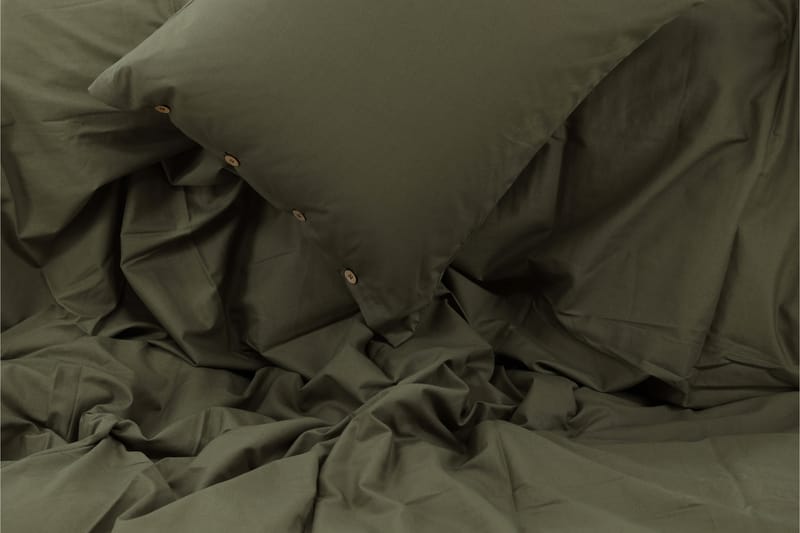 PLAMONDON Bäddset 2-Dels 150x200/50x60 cm Grön - Bäddset & påslakanset - Bäddset dubbelsäng - Sängkläder