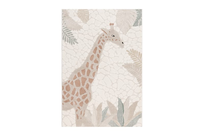 Genova Giraff Barnmatta 120x170 cm Rektangulär - Creme - Barn & bebis - Barntextilier - Barnmattor