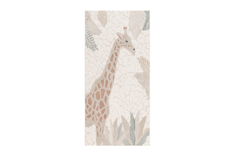Genova Giraff Barnmatta 80x150 cm Rektangulär - Creme - Barn & bebis - Barntextilier - Barnmattor
