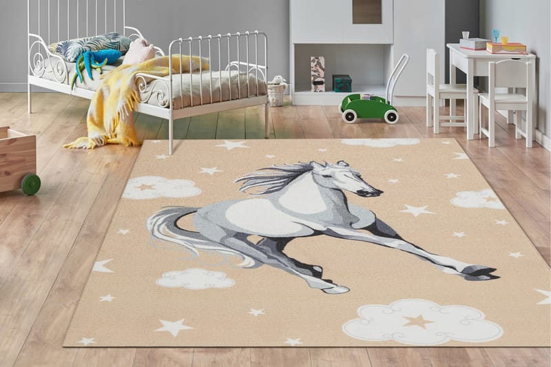 Play Barnmatta 160x230 cm - Beige - Barn & bebis - Barntextilier - Barnmattor