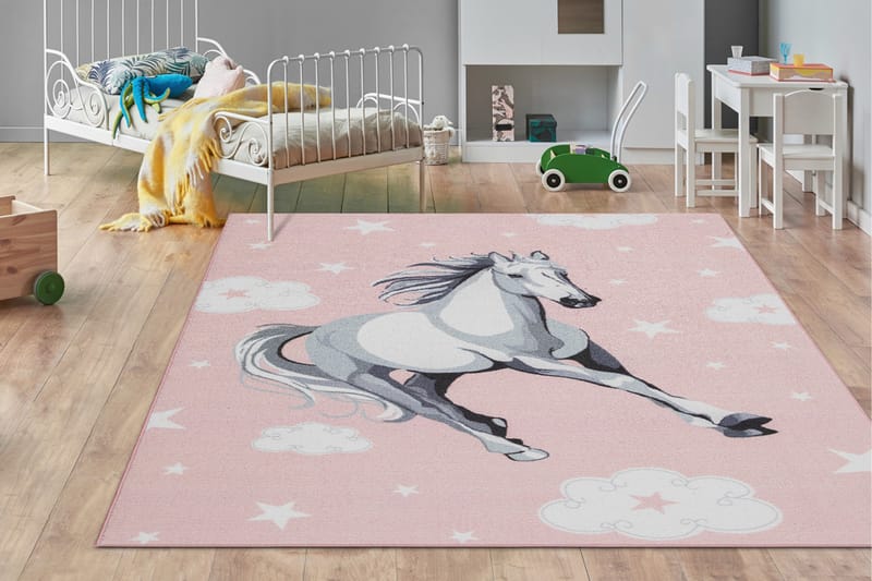 Play Barnmatta 160x230 cm - Rosa - Barn & bebis - Barntextilier - Barnmattor