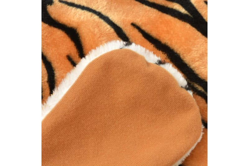 Tigermatta plysch 144 cm brun - Brun - Barnrumsinredning & leksaker - Barnmattor