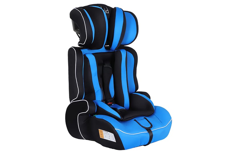 Kikid Bilbarnstol Basic R129 76-105 cm - Svart/Blå - Barn & bebis - För barn - Bilstolar & babyskydd - Bilbarnstolar