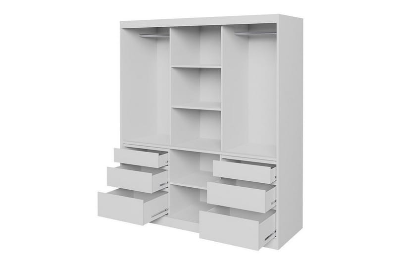Aberfelt Barnskåp 180x216 cm Vit - Barn & bebis - Förvaring barnrum