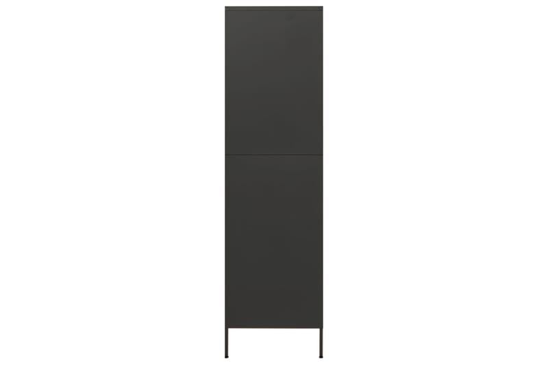 336243 garderob antracit 90x50x180 cm Stål - Grå - Barn & bebis - Förvaring barnrum - Barngarderob