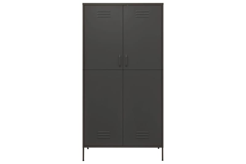 336243 garderob antracit 90x50x180 cm Stål - Grå - Barn & bebis - Förvaring barnrum - Barngarderob