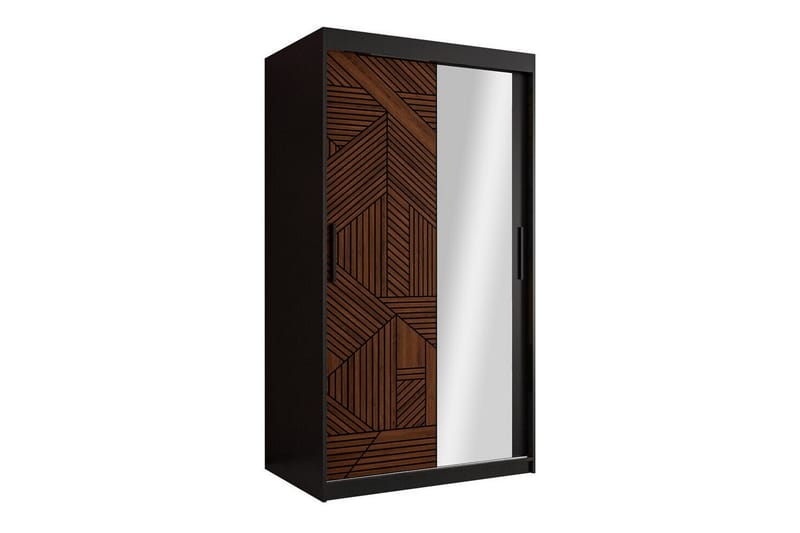 Dunvegan Garderob 100x200 cm Svart - Barn & bebis - Förvaring barnrum