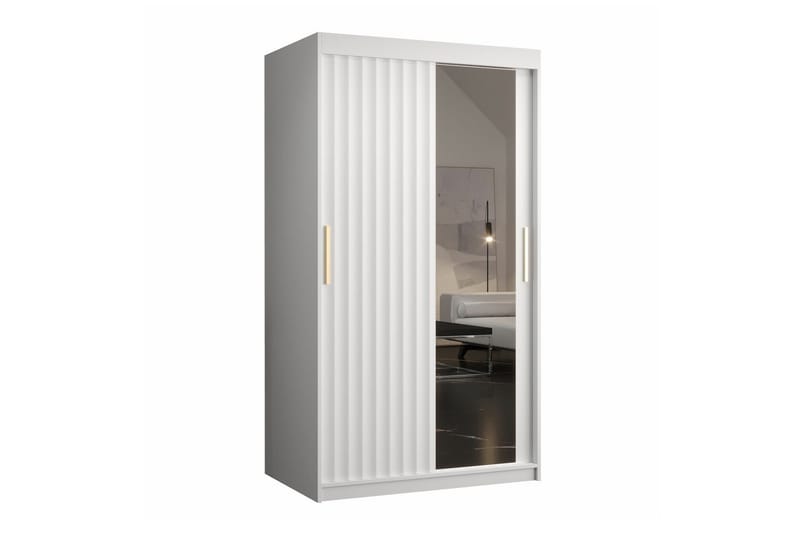 Dunvegan Garderob 100x200 cm Vit - Barn & bebis - Förvaring barnrum