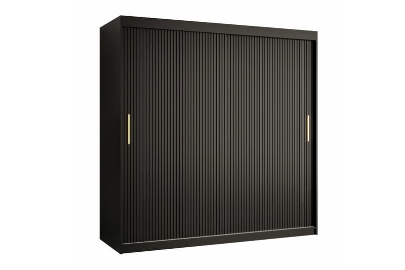 Dunvegan Garderob 180x200 cm Svart - Barn & bebis - Förvaring barnrum