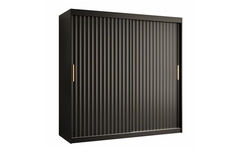 Dunvegan Garderob 180x200 cm Svart - Barn & bebis - Förvaring barnrum