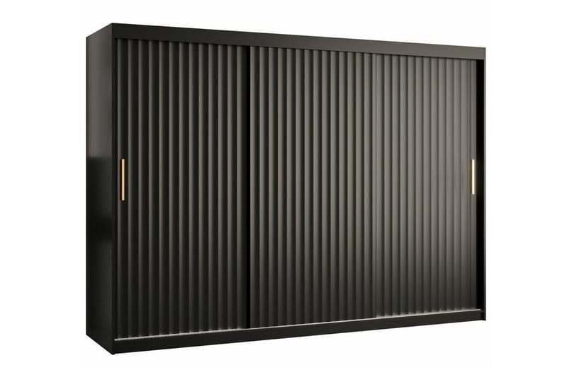 Dunvegan Garderob 250x200 cm Svart - Barn & bebis - Förvaring barnrum