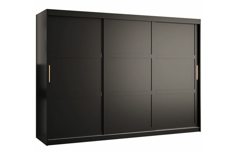 Dunvegan Garderob 250x200 cm Svart - Barn & bebis - Förvaring barnrum