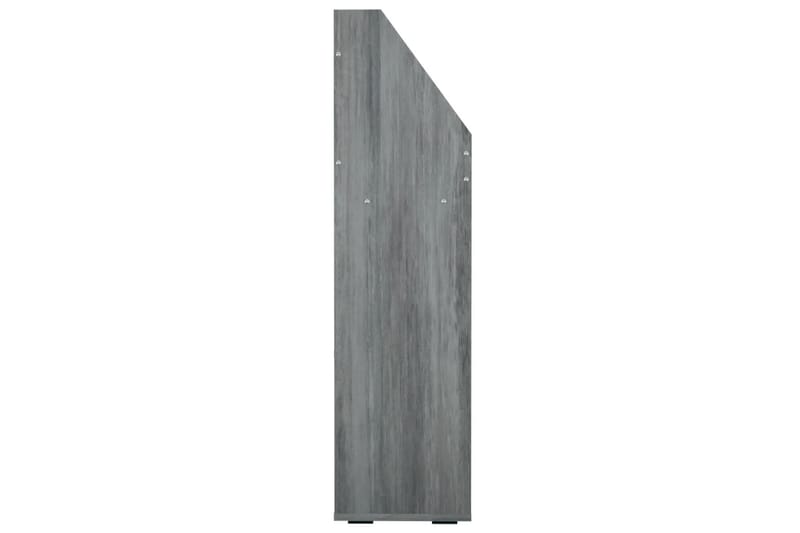 Tidningsställ för barn betonggrå 71x30x114 cm spånskiva - Betonggrå - Förvaring - Småförvaring - Förvaringsställ - Tidningsställ