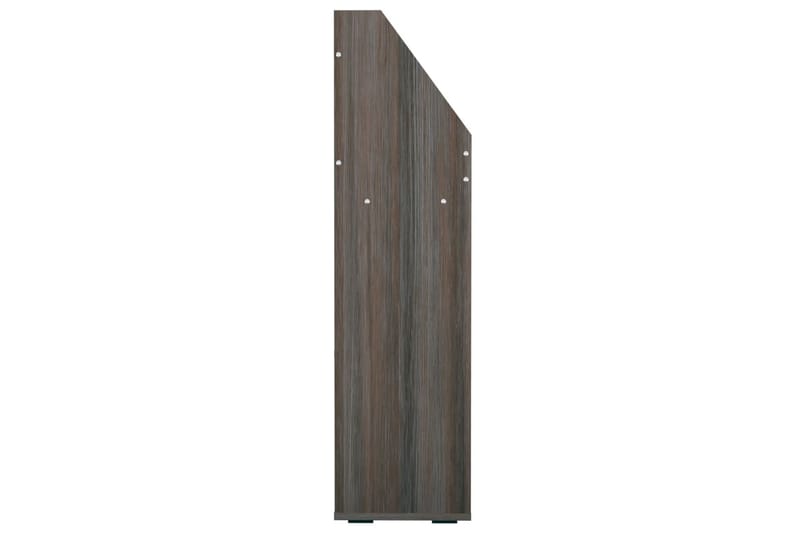 Tidningsställ för barn grå och sonoma-ek 71x30x114 cm spånsk - Grå - Barn & bebis - Förvaring barnrum - Hylla barnrum - Bokhylla barn