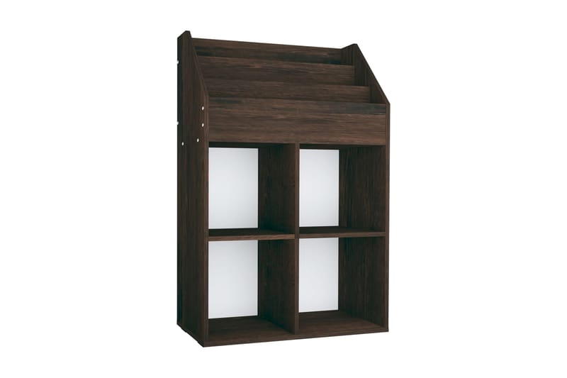 Tidningsställ för barn rökig ek 71x30x114 cm spånskiva - Rökig ek - Förvaring - Småförvaring - Förvaringsställ - Tidningsställ