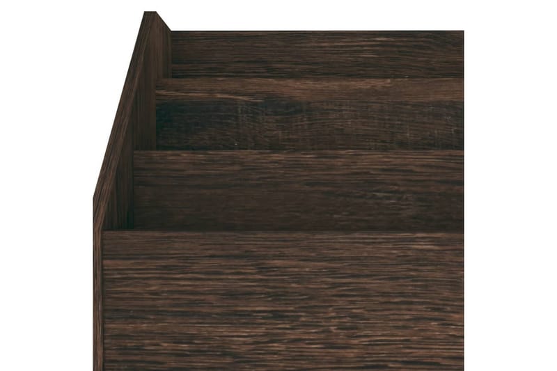 Tidningsställ för barn rökig ek 71x30x78,5 cm spånskiva - Brun - Barn & bebis - Förvaring barnrum - Hylla barnrum - Bokhylla barn