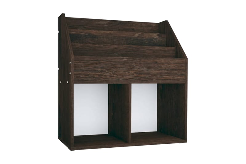 Tidningsställ för barn rökig ek 71x30x78,5 cm spånskiva - Brun - Barn & bebis - Förvaring barnrum - Hylla barnrum - Bokhylla barn